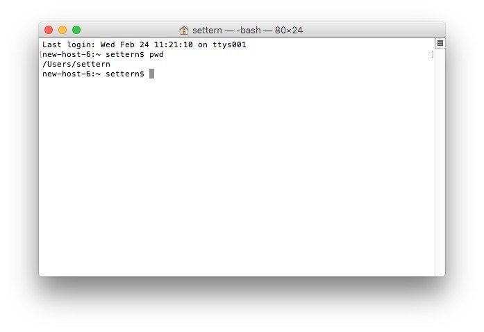 linux terminal window for mac